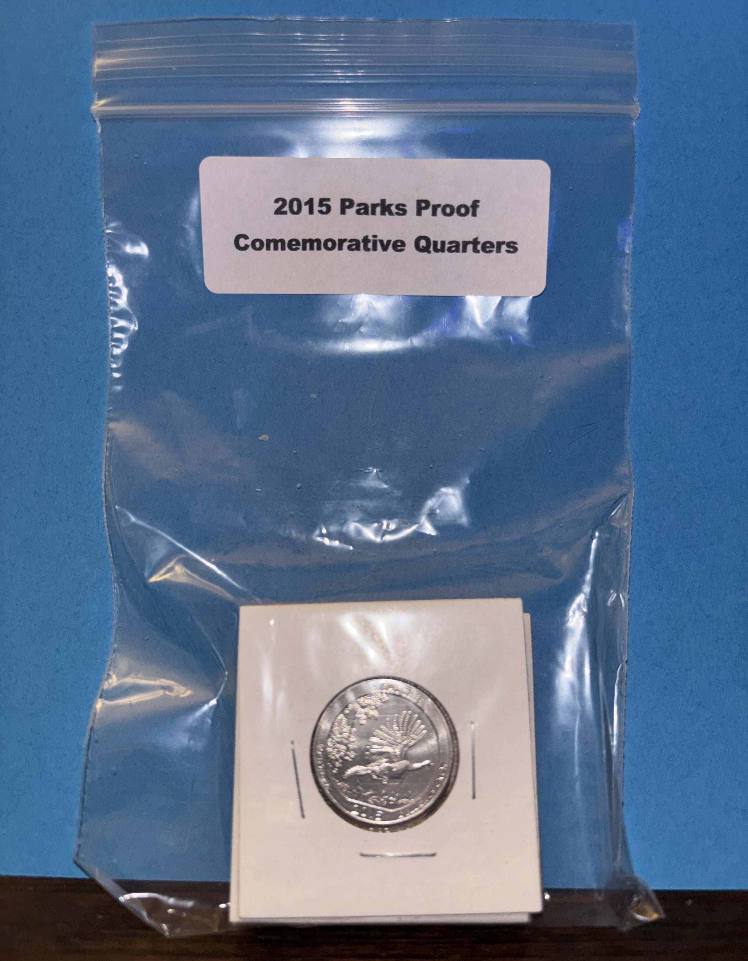 2015 Proof Parks Quarters Grab Bag